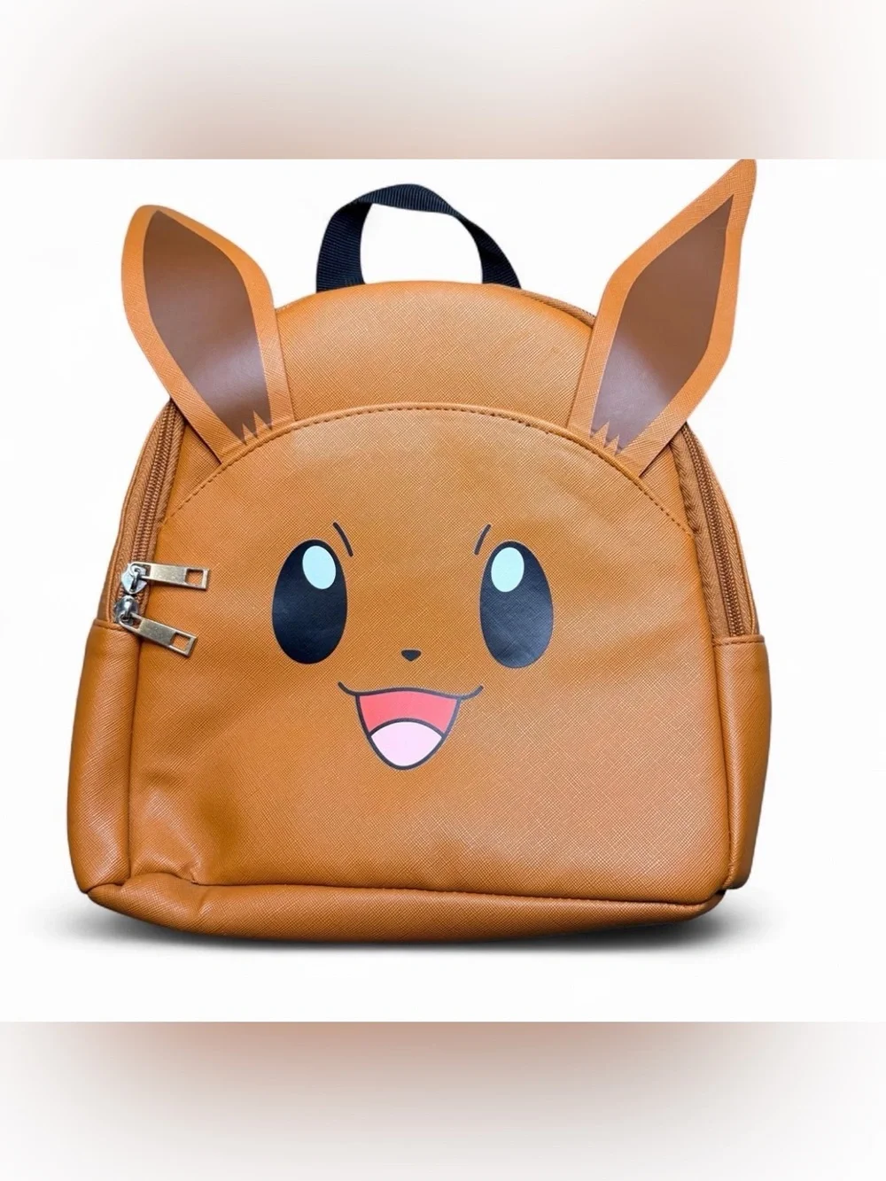 Pokemon Eevee Kids Backpack in Brown with Ear Accents